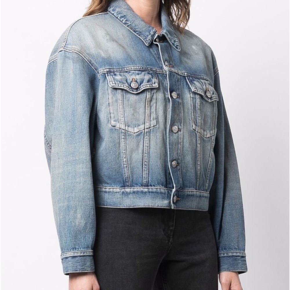MM6 Maison Margiela cropped denim jacket